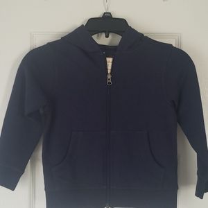 Hanna Andersson navy hoodie 4t
